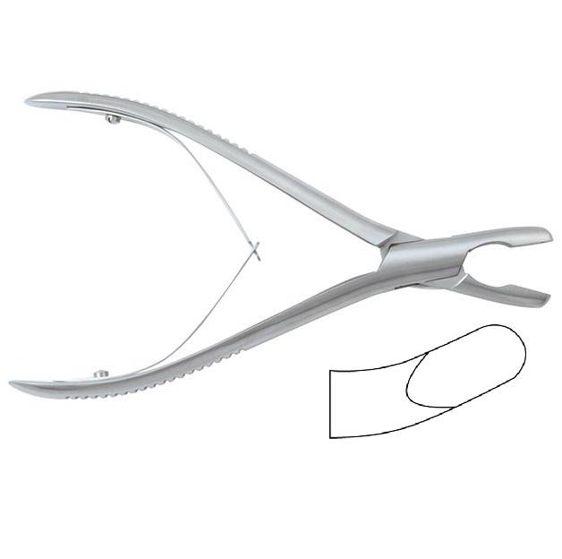 LUER Кусачки кісткові; вигнуті; 17,0см. Tontarra Medizintechnik GmbH